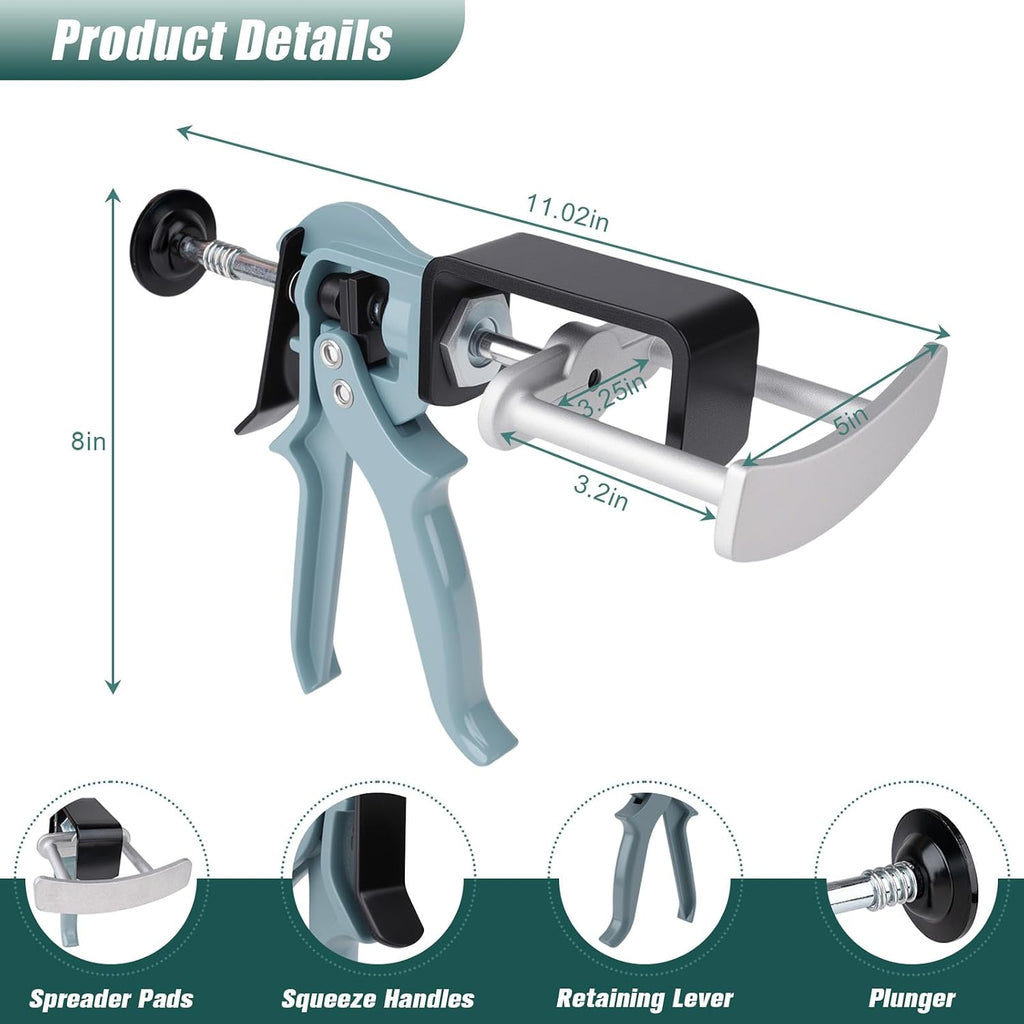 Dual Piston Brake Caliper Compressor, Heavy Duty Brake Caliper Tool, Premium Brake Pad Spreader Caliper Reset Tool