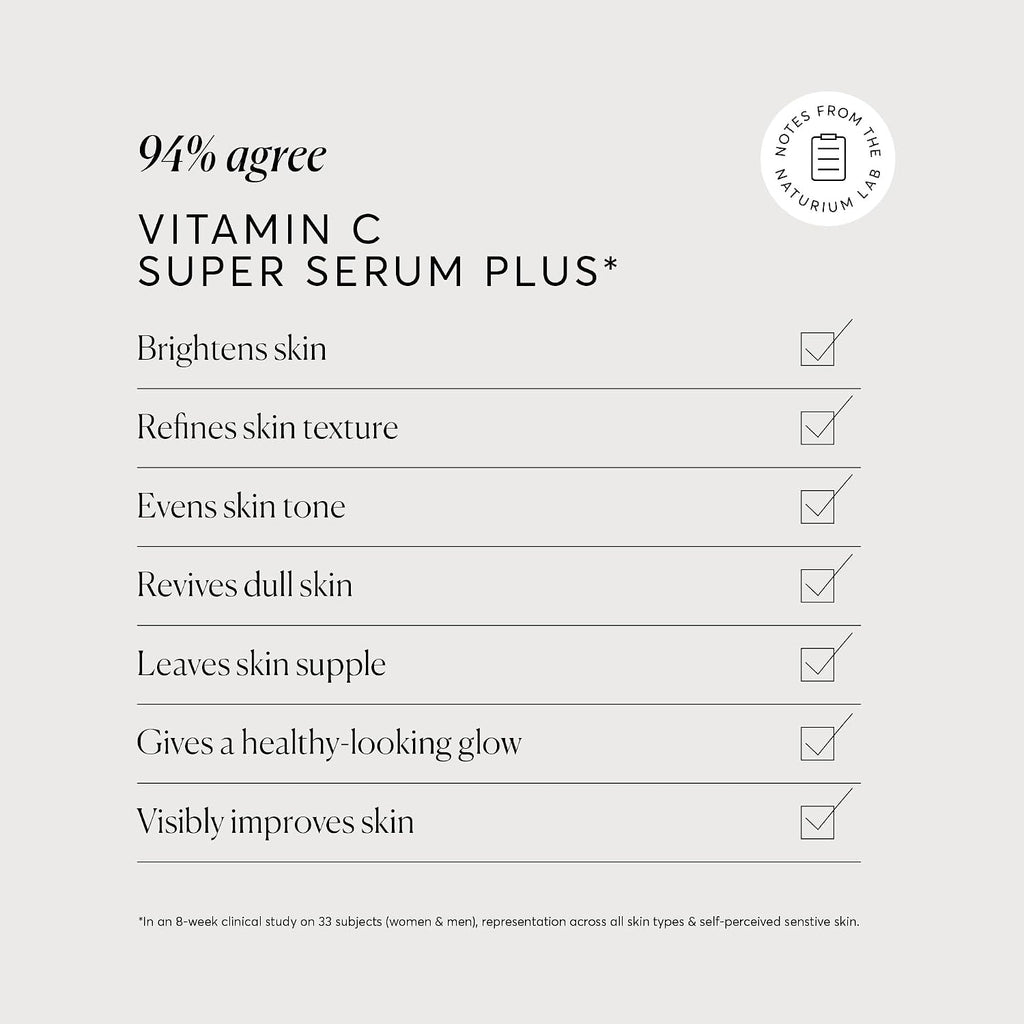 Vitamin C Super Serum Plus, Smoothing Face Care, plus Retinol, Hyaluronic Acid, Niacinamide & Salicylic Acid, 1 oz