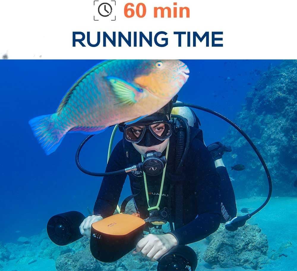 GENEINNO S2 Underwater Scooter,Dual Motors and Smart APP Support,Sea Scooter for Swimming Scuba Free Diving