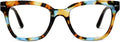 Women's Buzzworthy Square Blue Light Blocking Reading Glasses