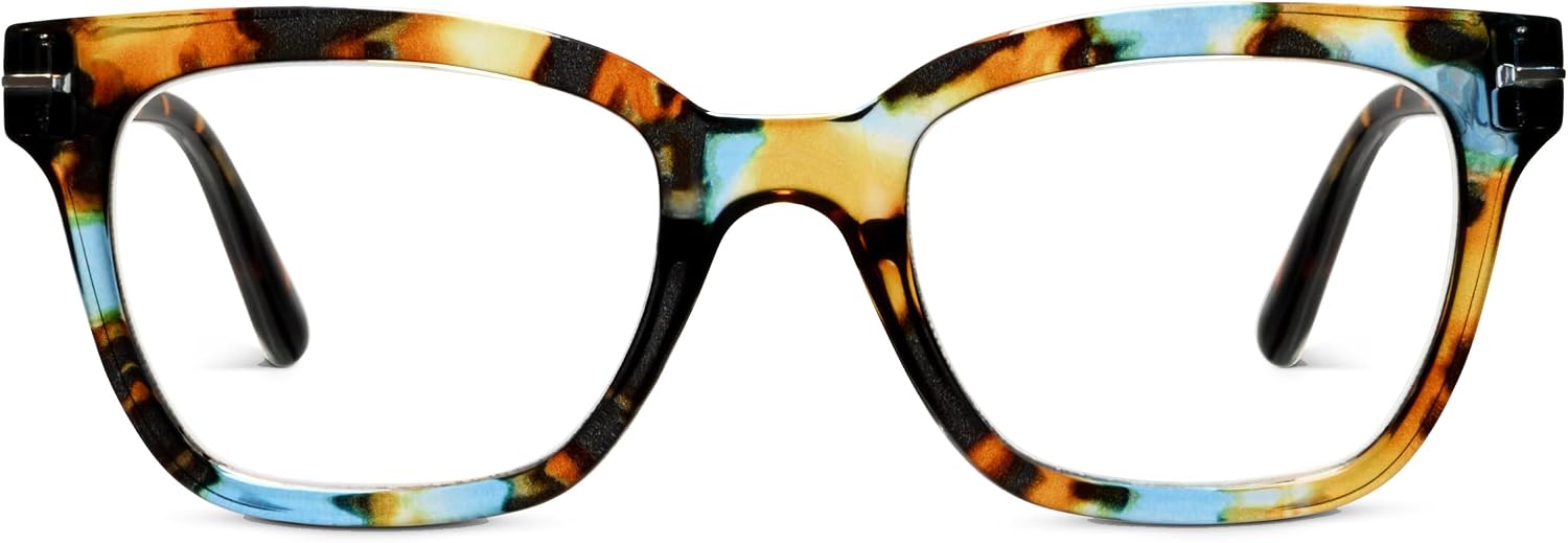 Women's Buzzworthy Square Blue Light Blocking Reading Glasses