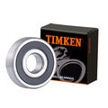 4PACK TIMKEN 6303-2RS Double Rubber Seal Bearings 17x47x14mm, Pre-Lubricated and Stable Performance and Cost Effective, Deep Groove Ball Bearings