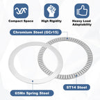 uxcell 2 Sets NTA4860 Thrust Needle Roller Bearings with Washers, ID 3"