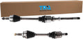 TRQ Front Driver and Passenger Side CV Axle Assembly Set 2 Piece
