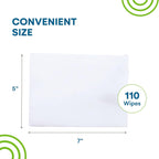 Hand Sanitizer Wipes – 220 Individually Wrapped Packets (Packing may Vary)