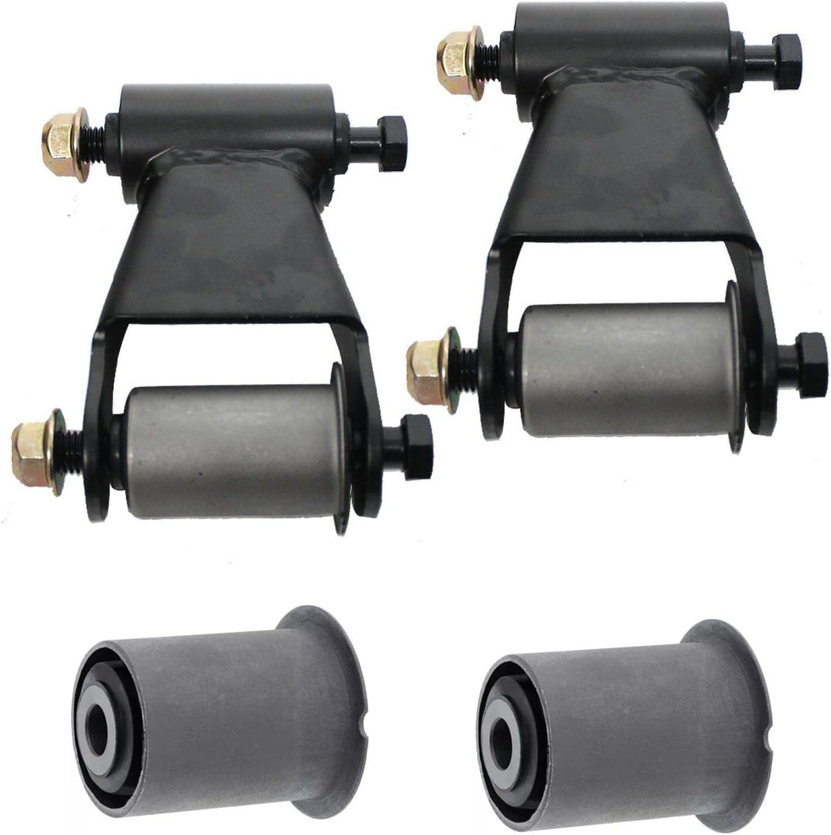 Rear Leaf Spring Shackle and Rear Leaf Spring Forward Spring eye bushings for 2002-2008 Ram 1500 722-034