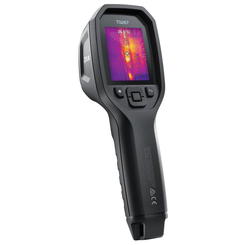 TG267 Thermal Imaging Camera with Bullseye Laser: Commercial Grade Infrared Camera for Building Inspection, HVAC and