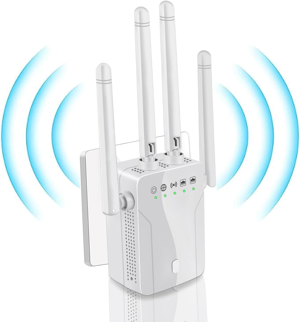 WiFi Extender Signal Booster 2026 Internet Repeater for Home Long Range Covers Up 8470 Sq. Ft. for Apartment Basement