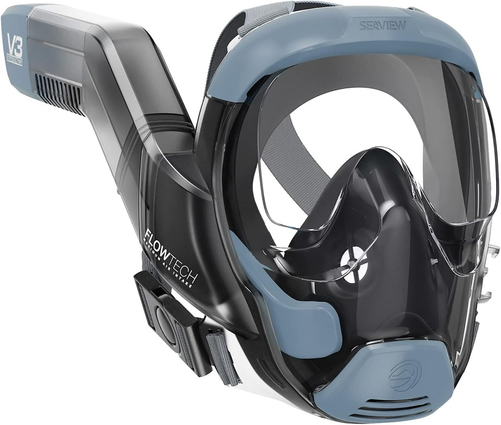V3 Full Face Snorkel Mask Adult- The V3 is The Perfect Snorkeling Gear for Adults- Snorkel Mask with 180 Panoramic