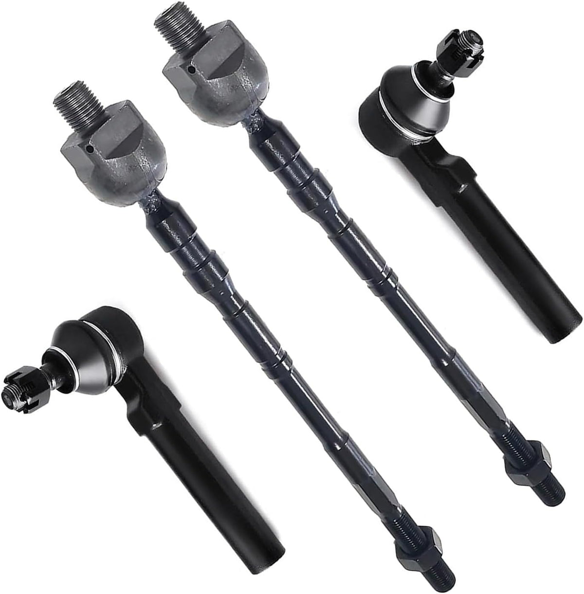 4pc Front Inner Outer Tie Rods for Subaru Forester 2003-08/ Impreza 2004-11