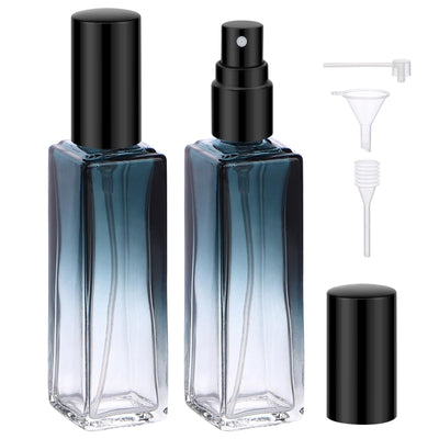 20ML Travel Perfume Atomizer, 2pcs Portable Perfume Bottles Refillable, Empty Glass Spray Bottles for Dispensing