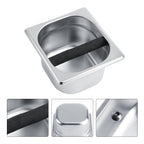 Professional Espresso Knock Box, Stainless Steel Coffee Grind Knock Box Container for Coffee Maker Machine