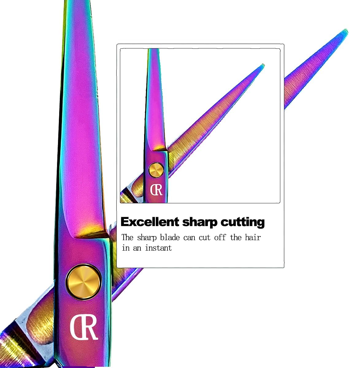 Professional Hair Cutting Shears Set,6 Inch Barber Hair Cutting Scissors Kit,Hairdressing Thinning Shears for Hair