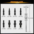 9PCS Blind Inner Bearing Puller Set with Slide Hammer 8-32MM Collets