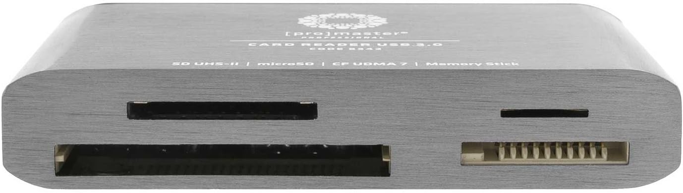 Professional USB 3.0 Multi Card Reader - Dual Slot SD, CF and Micro SD Card Reader, (Model 8342)