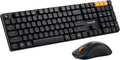 Wireless Mechanical Keyboard and Mouse, No Backlight