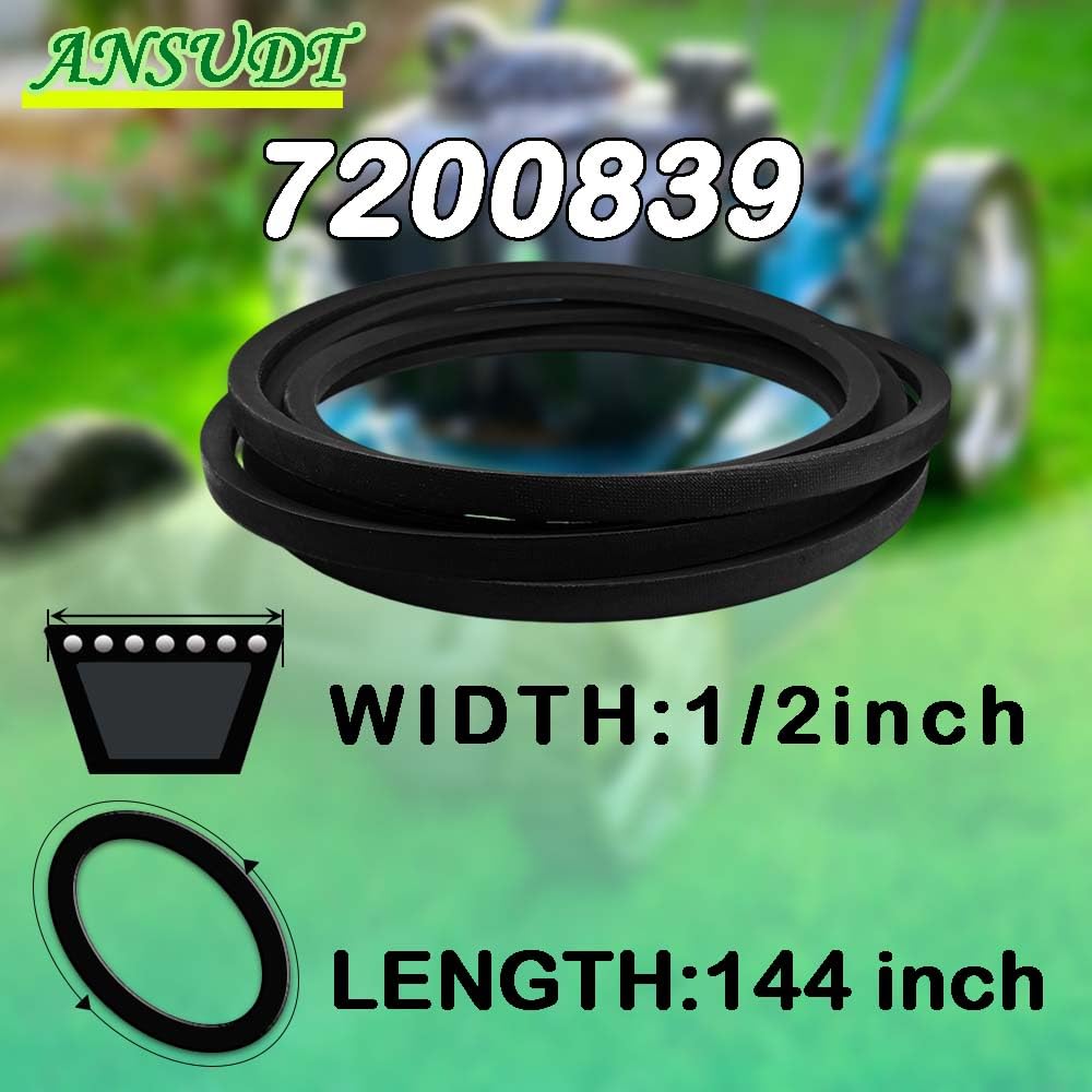 7200839 Deck Belt for Ariens Edge 52" Zero-Turn Mower