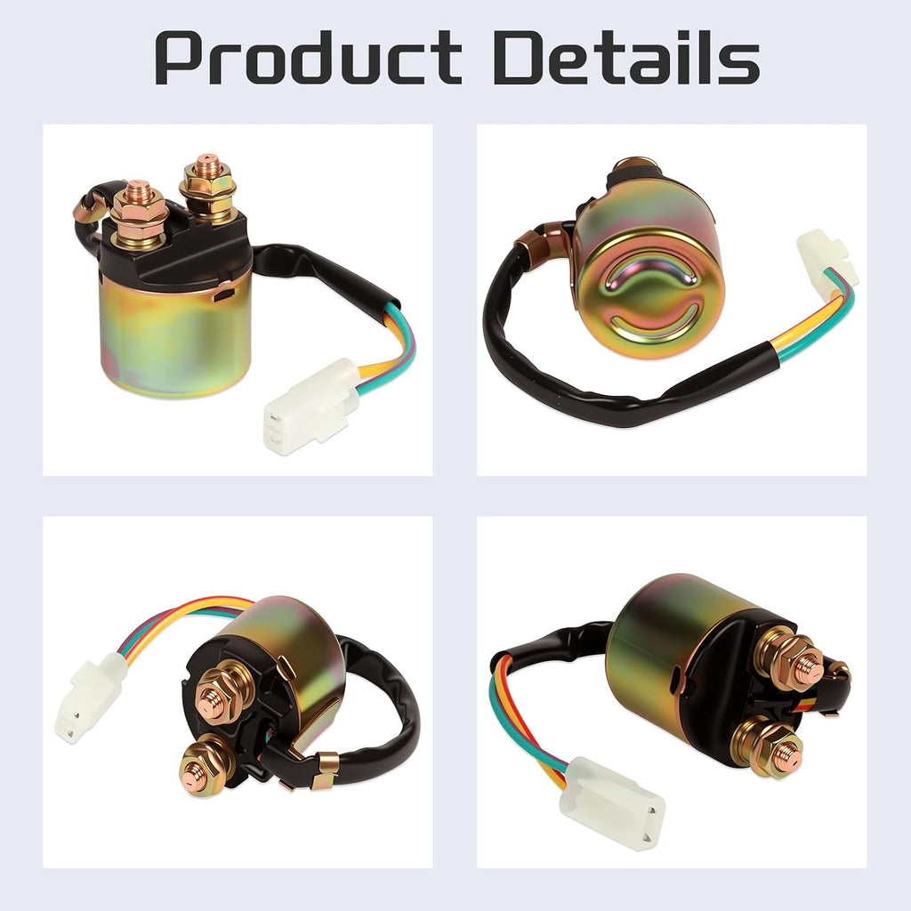 Starter Solenoid Relay for Honda TRX350 Rancher 350 2000-2006 TRX420 Rancher 420 2009-2014 TRX500 Foreman 500 2005-2009 2011-2013 TRX450 Foreman 450 1998-2004 Solenoids Relay Parts