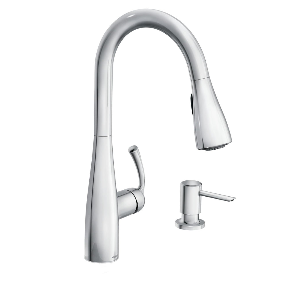 Essie Pulldown Kitchen Faucet, Chrome, 87014