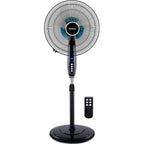 Pedestal Fan, Adjustable Height Oscillating Fan w/Remote Control