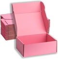 Pink Shipping Boxes 12x9x4 Inches, 20 Pack
