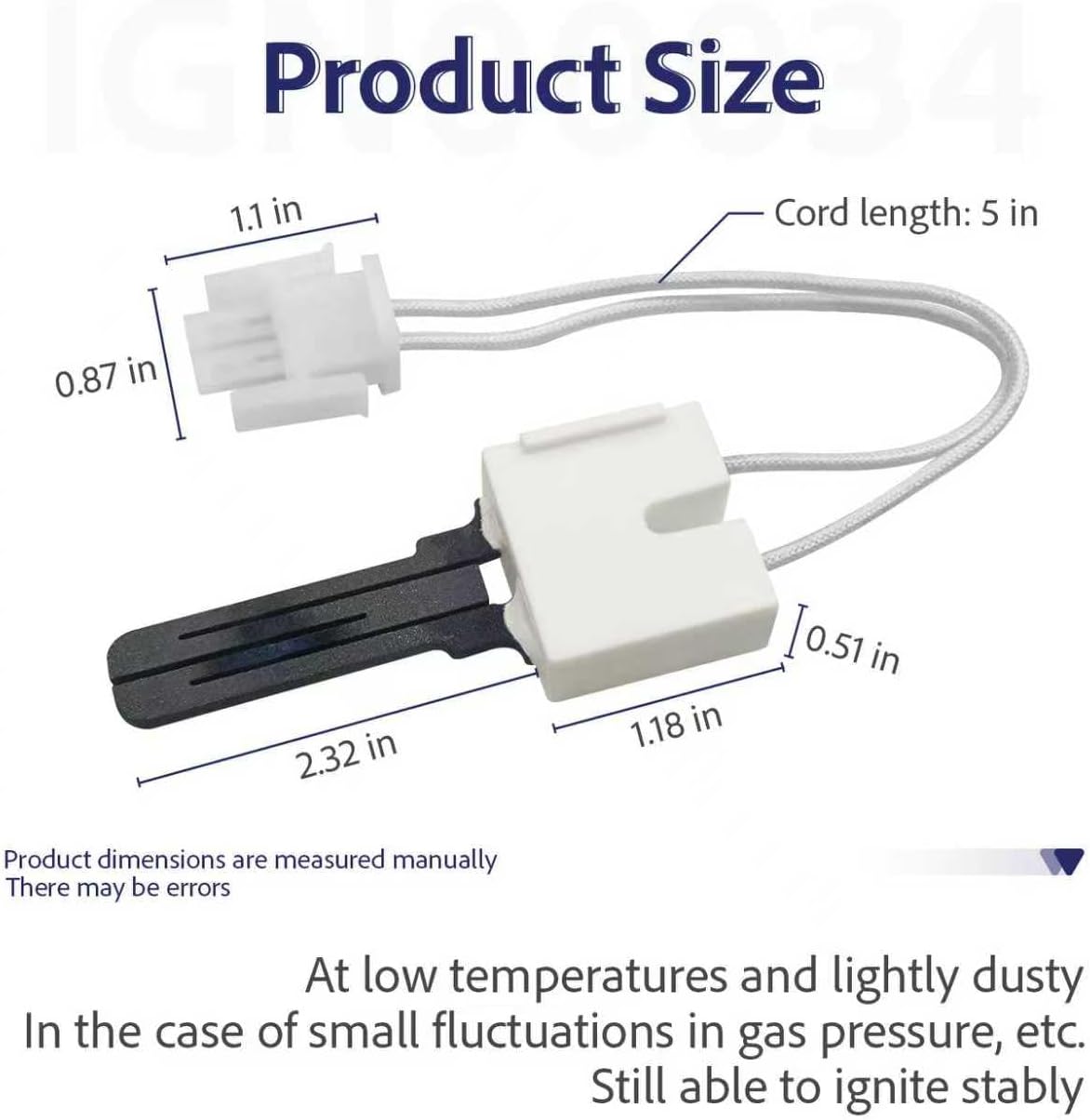IGN00034 and IGN00054 Furnace Hot Surface Ignitor For Trane Furnace