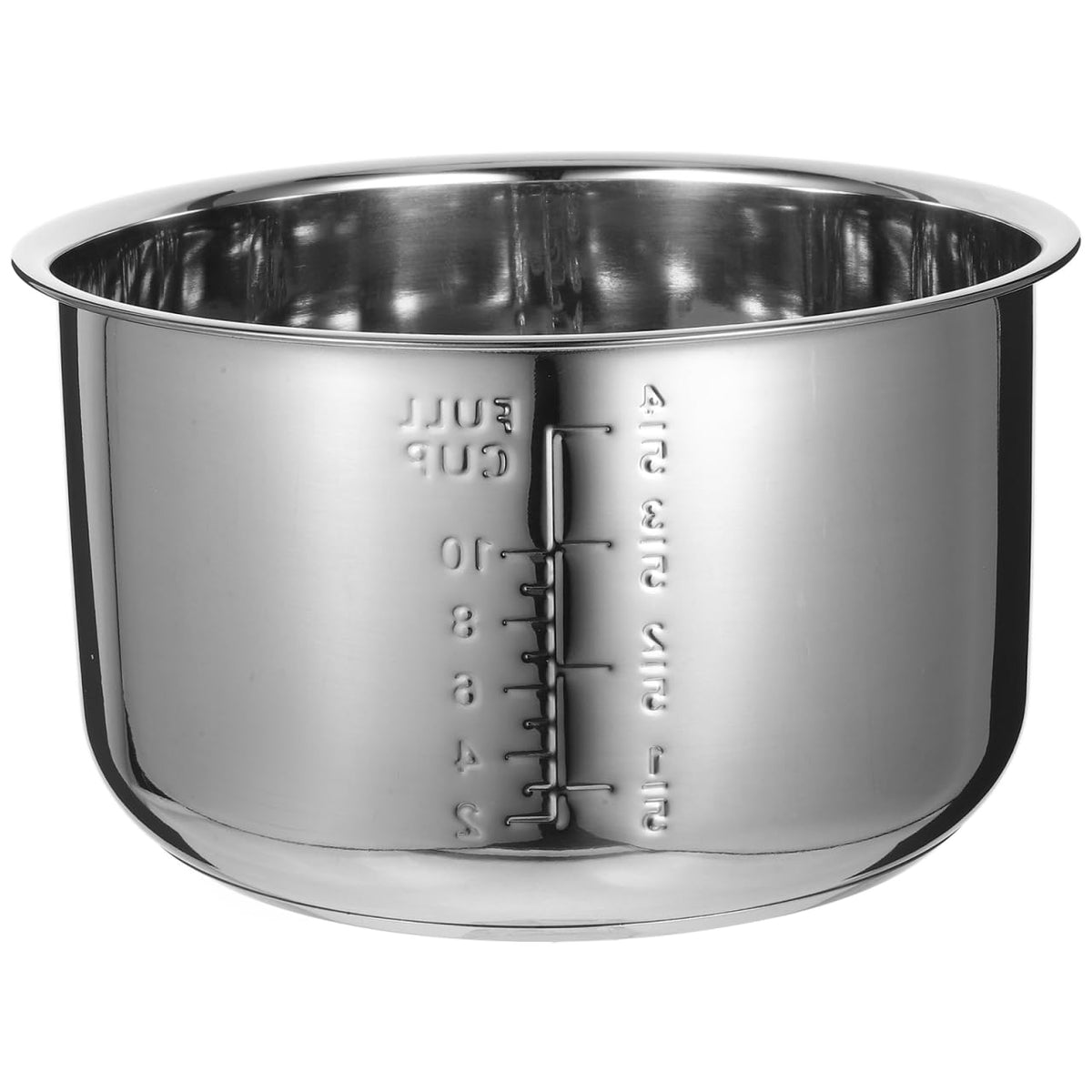 Cabilock Rice Cooker Inner Pot Replacement Stainless Steel 5L Silver