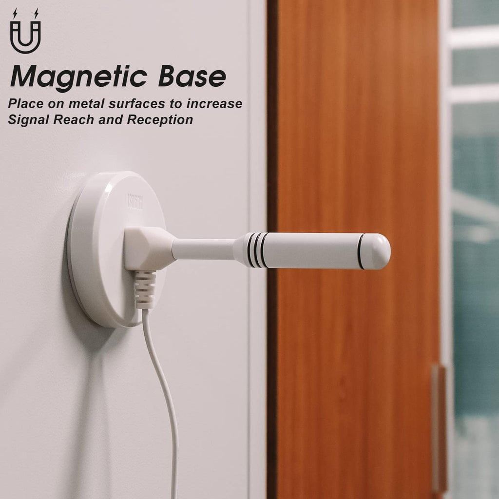 August DTA240 Digital TV Antenna Indoor/Outdoor Magnetic Base Portable