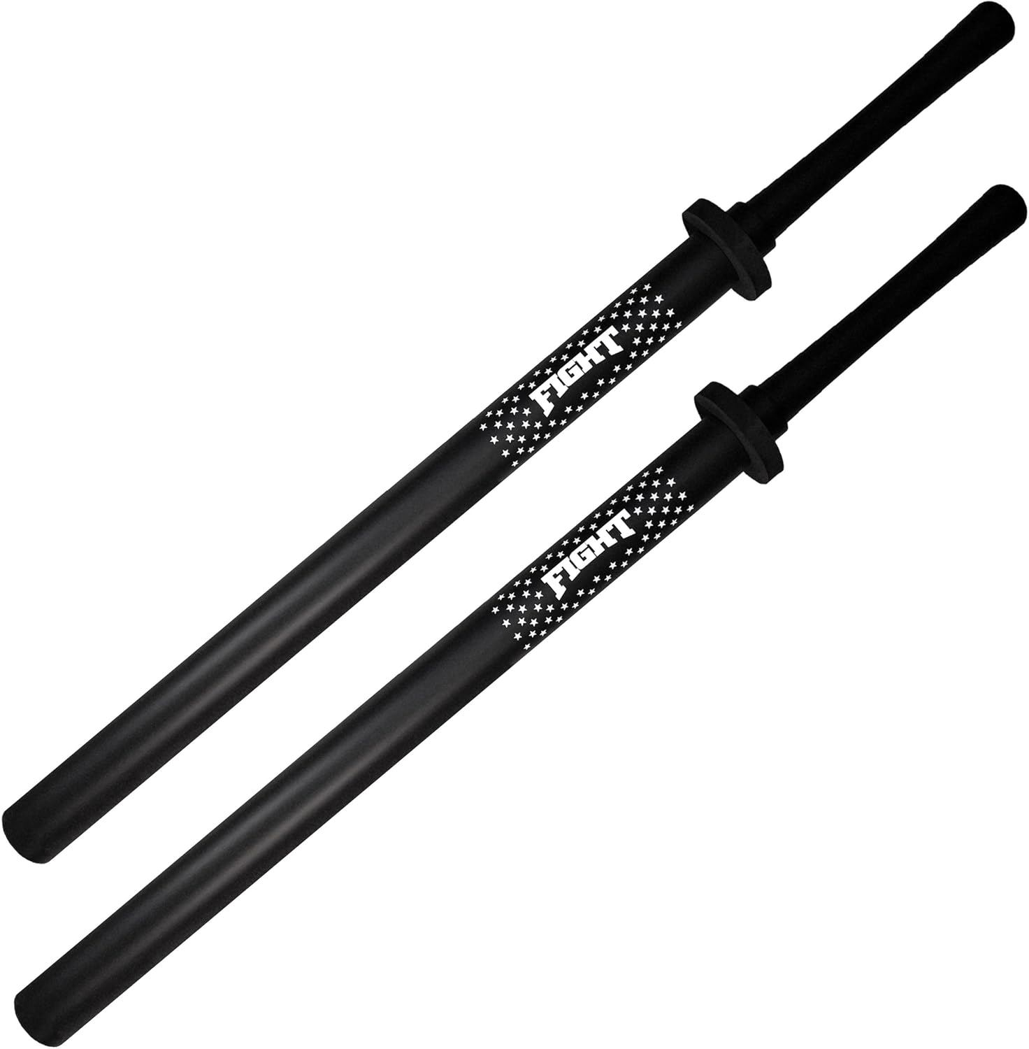 Foam Practice Swords, Training Sparring Stick Set, 2 Pack 35" with Carry Bag