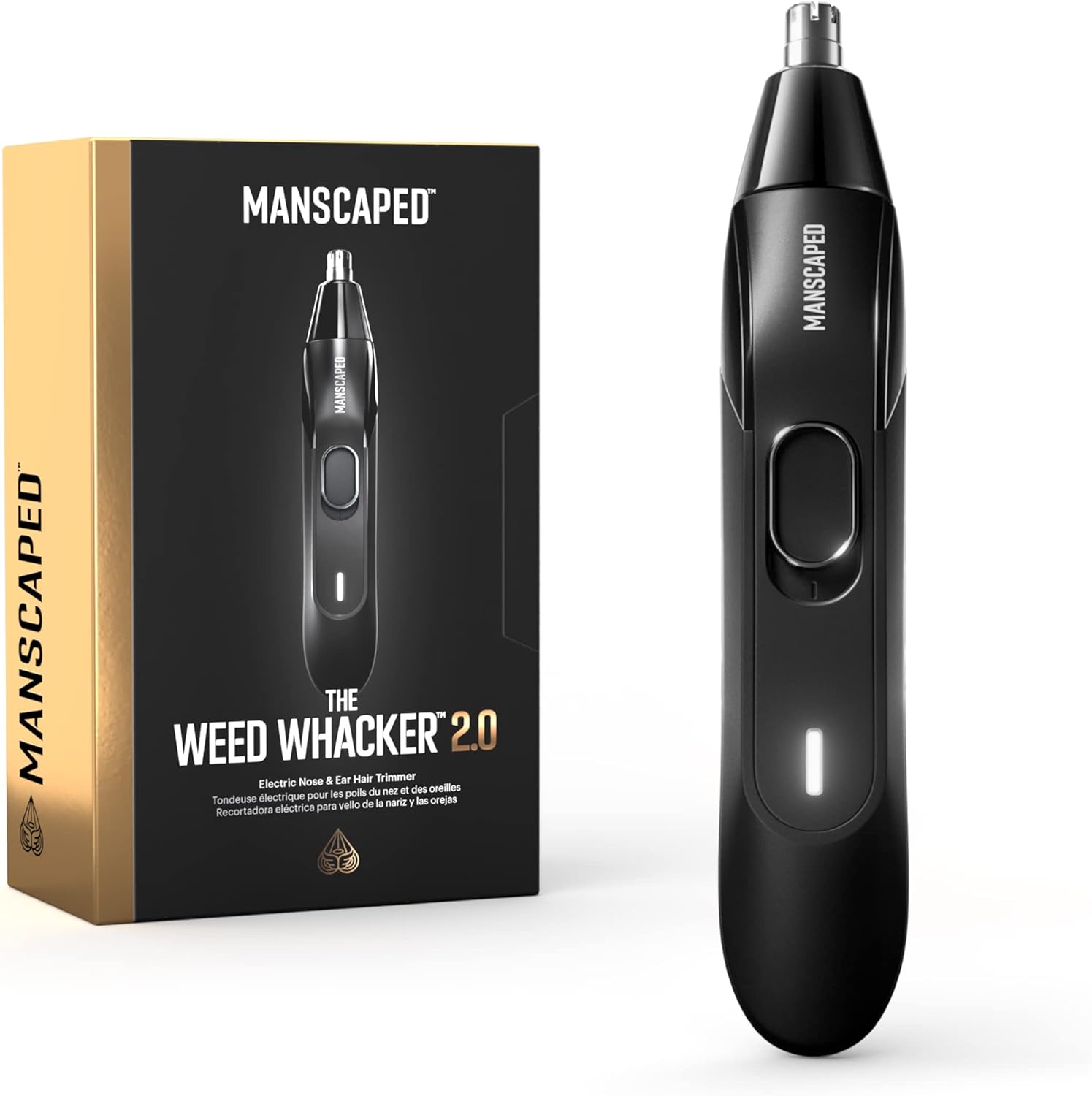 The Weed Whacker 2.0 Electric Nose & Ear Hair Trimmer – 7,000 RPM Precision Tool with Rechargeable Battery, Wet/Dry