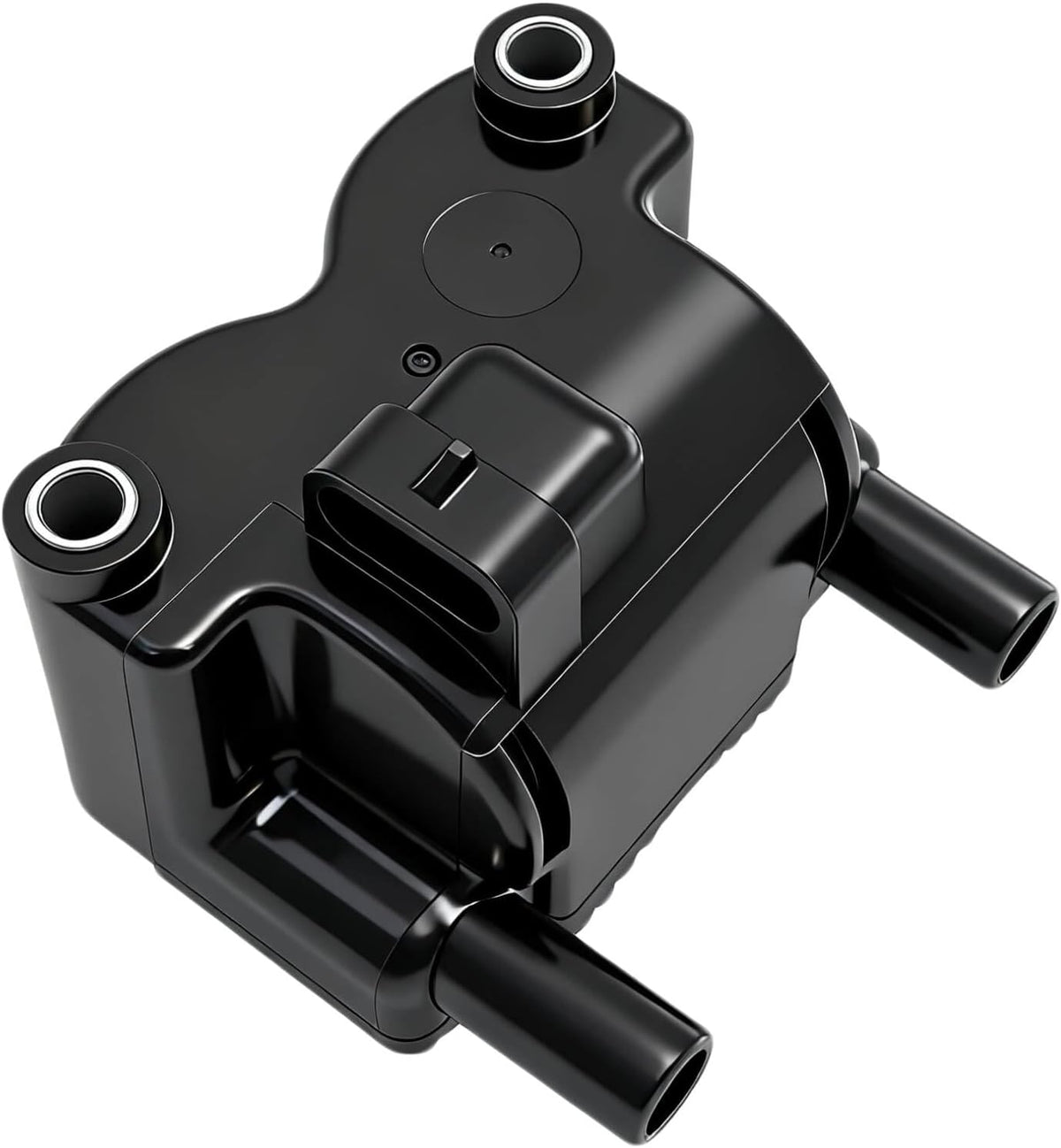 Single Ignition Coil Compatible with Harley-Davidson Softail Dyna Touring 2001-2006, 4-Pin 3-Ohm Coil Replacement for 31743-01 210538