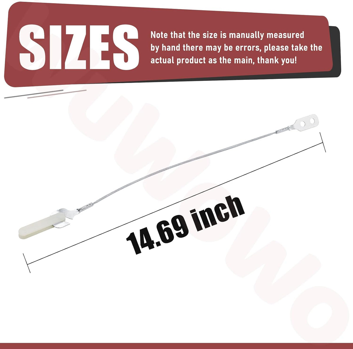 WD01X10393 Dishwasher Hinge Cable for GE Models CDW9380N00SS CDWT280V00SS