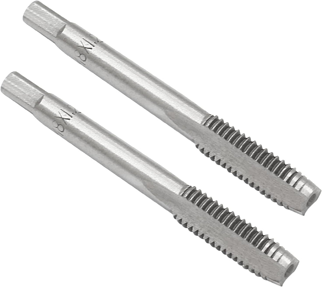 Bonsicoky Metric Machine Tap M8 x 1.25mm, 2 Pcs