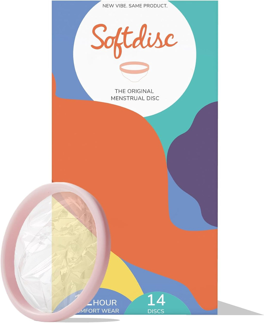 Softdisc Menstrual Discs | Disposable Period Discs | Tampon, Pad, and Cup Alternative | Capacity of 3 Super Tampons |