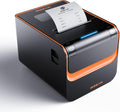 POS Printer, 80mm Direct Thermal Receipt Printers with Auto Cutter, USB Serial Ethernet Interface, Support