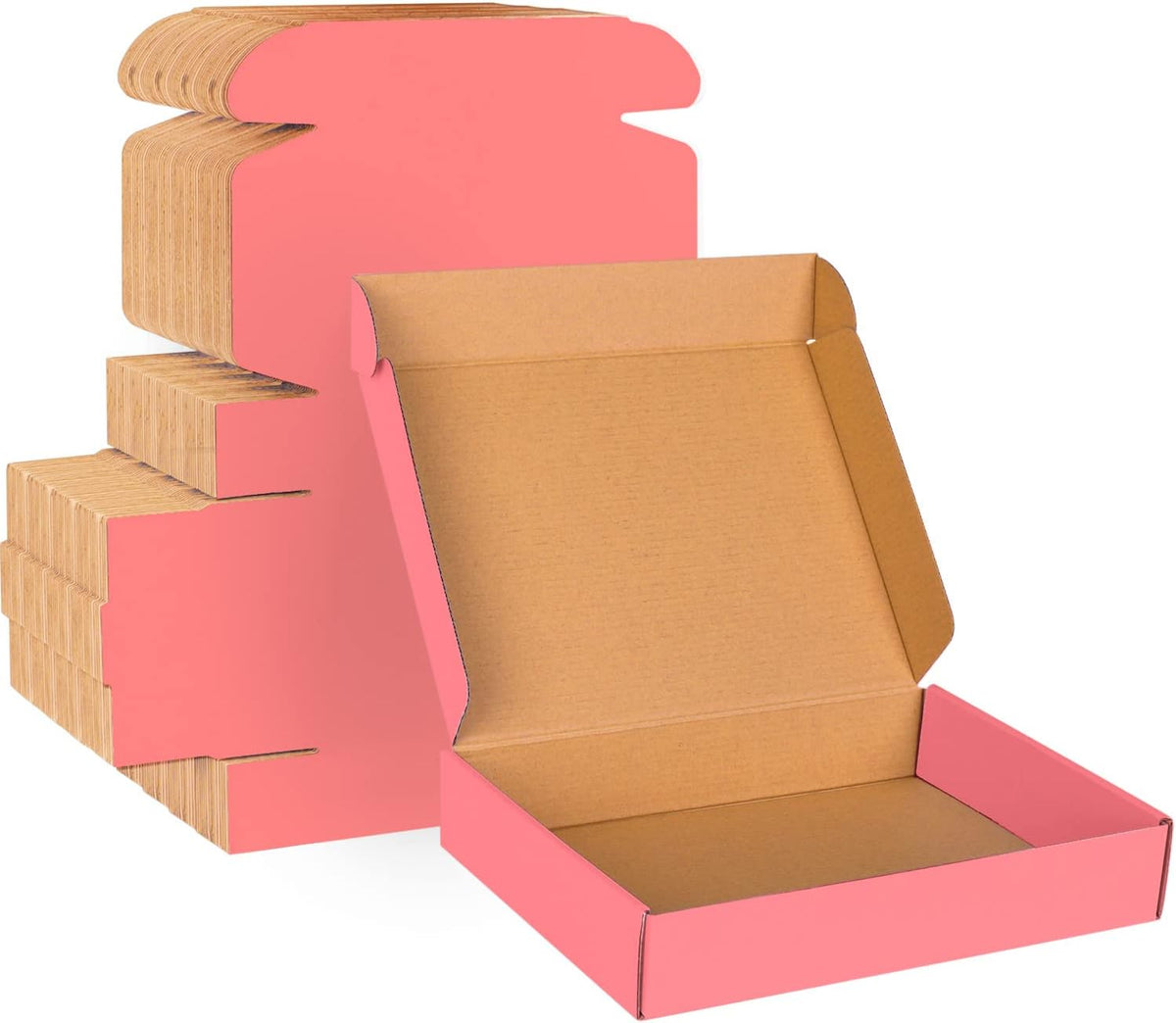 11x8x2 Pink Cardboard Corrugated Boxes 30 Pack, Shipping Boxes for Small Business Mailing Boxes, Mailer Packaging Boxes