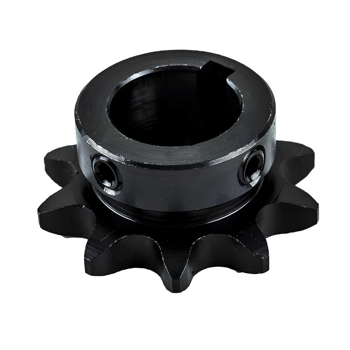 Jeremywell #50 Roller Chain Sprocket, 10 Tooth B-Hub, 1" Bore
