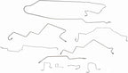Dorman 919-206 Stainless Steel Brake Line Kit Compatible with Select Dodge Models (OE FIX)