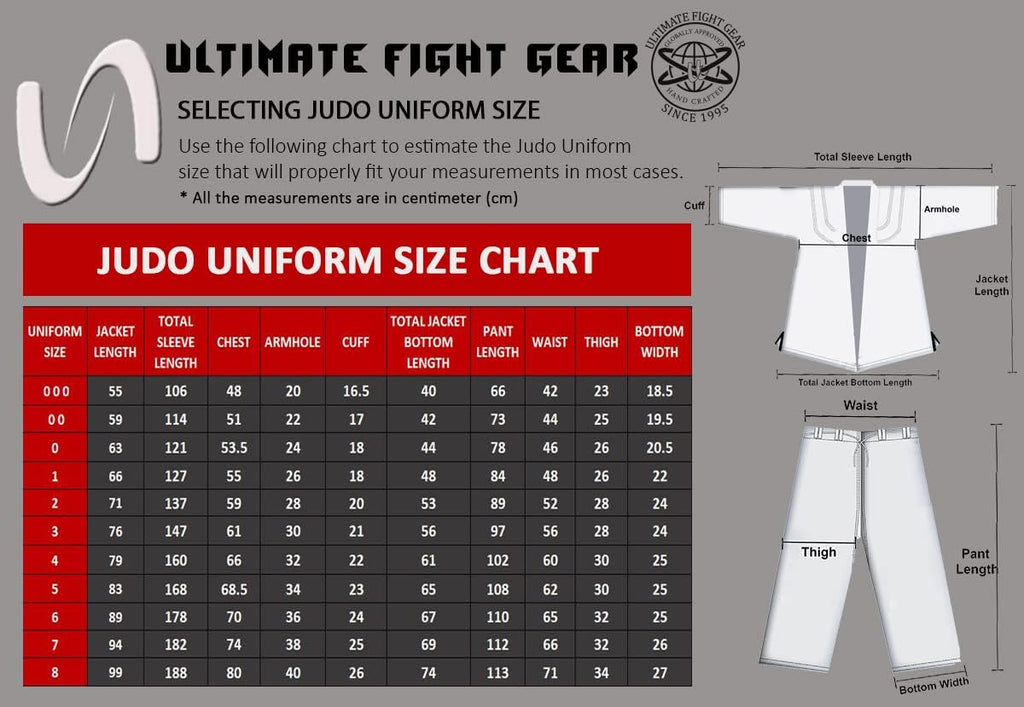 Ultimate - Judo Single Weave Kids Adults Unisex Karate Gi Uniform - (Belt Included)