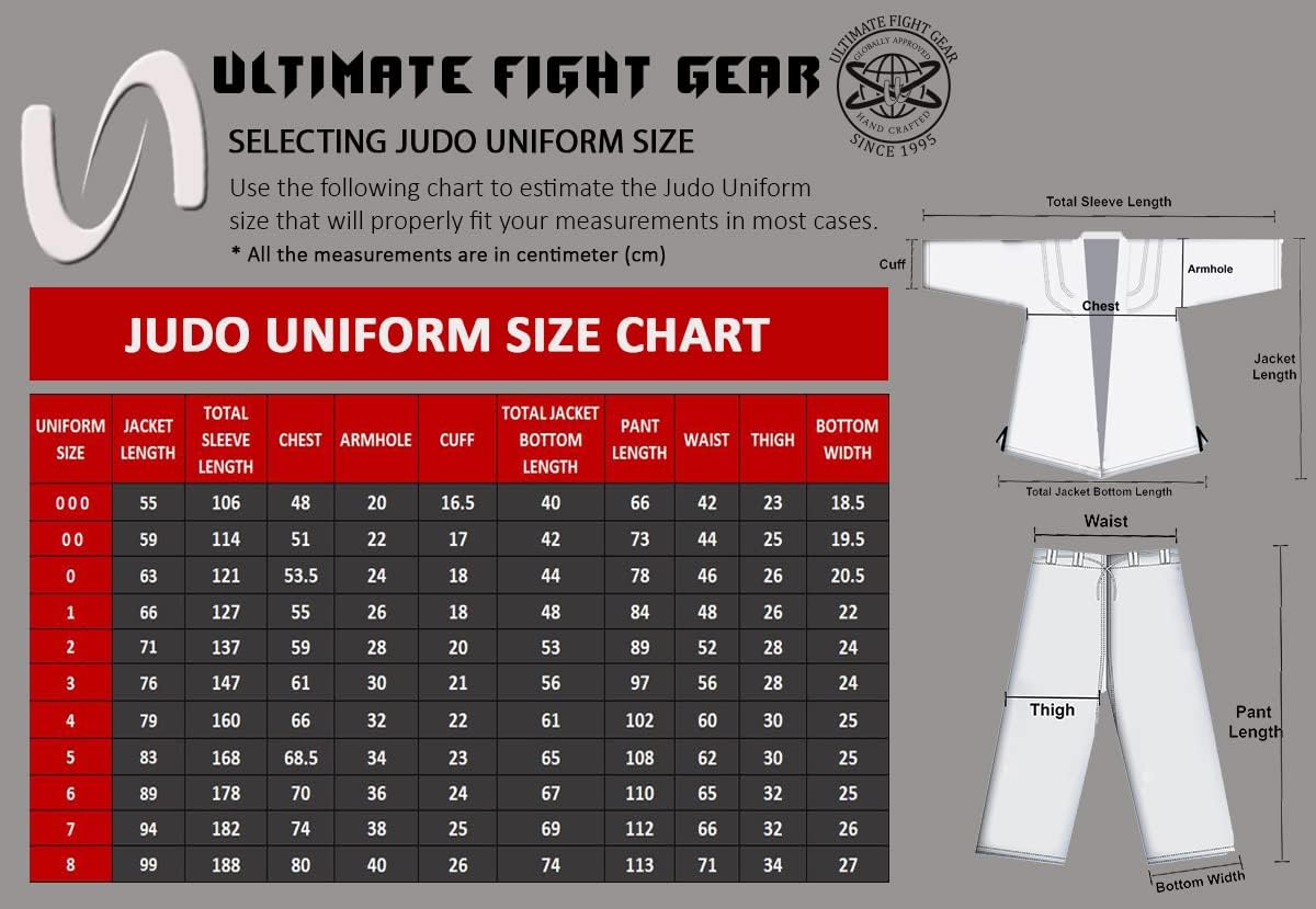 Ultimate - Judo Single Weave Kids Adults Unisex Karate Gi Uniform - (Belt Included)