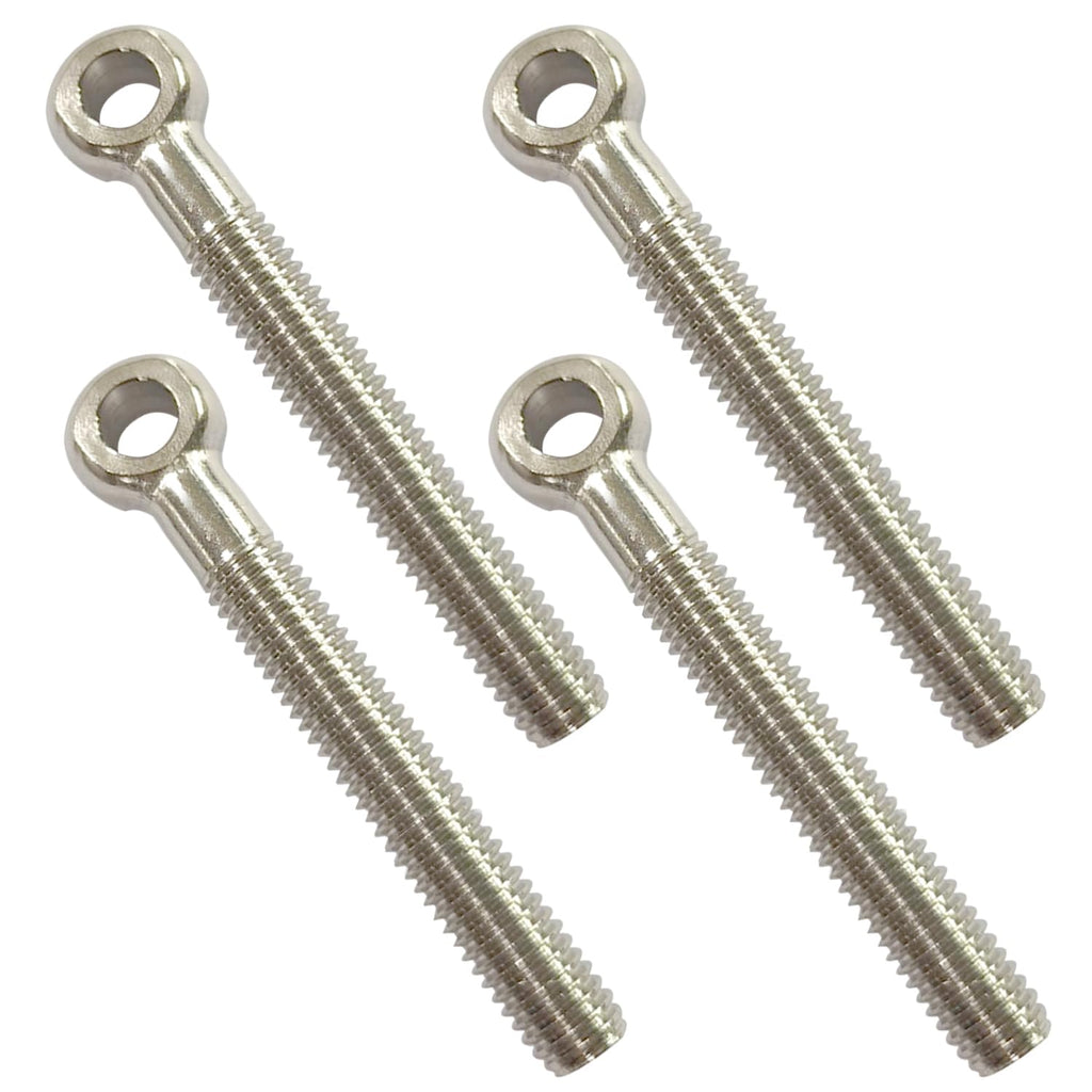 4Pcs M10 x 90mm Shoulder Swing Lifting Eye Bolt
