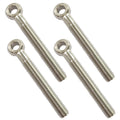 4Pcs M10 x 90mm Shoulder Swing Lifting Eye Bolt