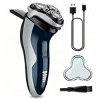 Rechargeable Electric Razor for Men: 120-Min Electric Shaver