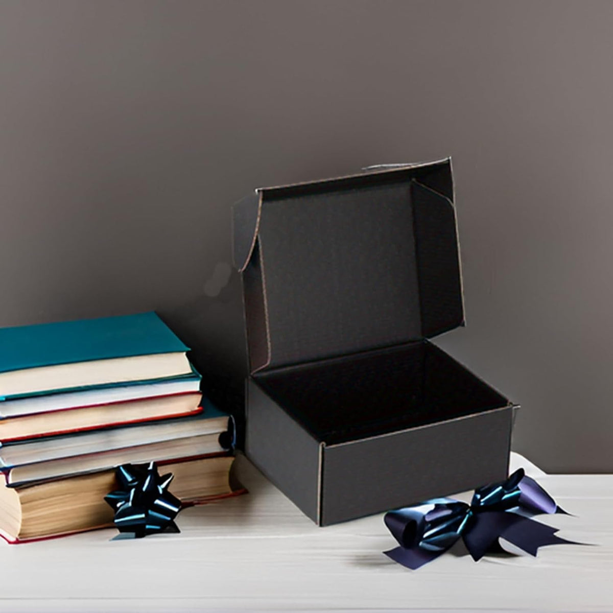 Black Shipping Boxes 9x6x4 Inches, 20 Pack
