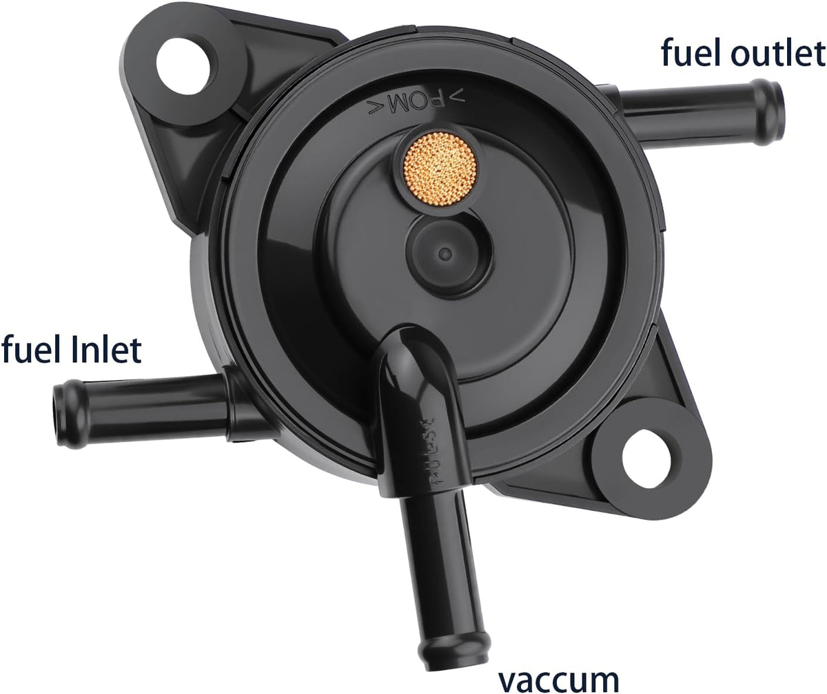 Fuel Pump for Kawasaki 18-24HP FR691V FR651V FR730V FR541V FR600V FS600V FS481V FS541V FS651V FS691V FS730V 18HP 21.5HP 22HP 23HP 24HP Engine Fuel Filter Fuel Pump Clamps Kit