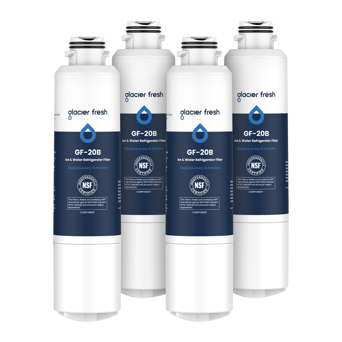 Replacement for Samsung Water Filter Da29-00020b 4 Pack