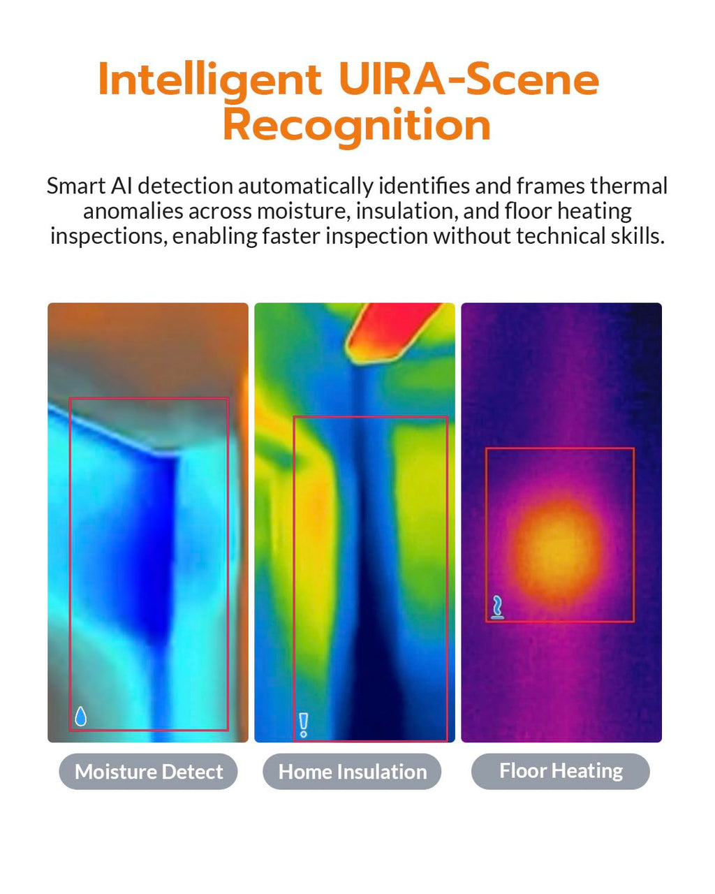 GT16S Thermal Camera,AI Scene Detection,Thermometer Mode