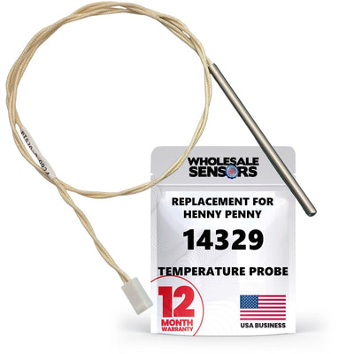 Replacement Henny Penny 14329 Sensor Assembly Temperature Probe, 12 Month Warranty & USA Support