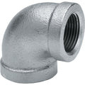 Anvil 8700124301, Malleable Iron Pipe Fitting, 90 Degree Elbow, 1-1/4" NPT Female, Galvanized Finish
