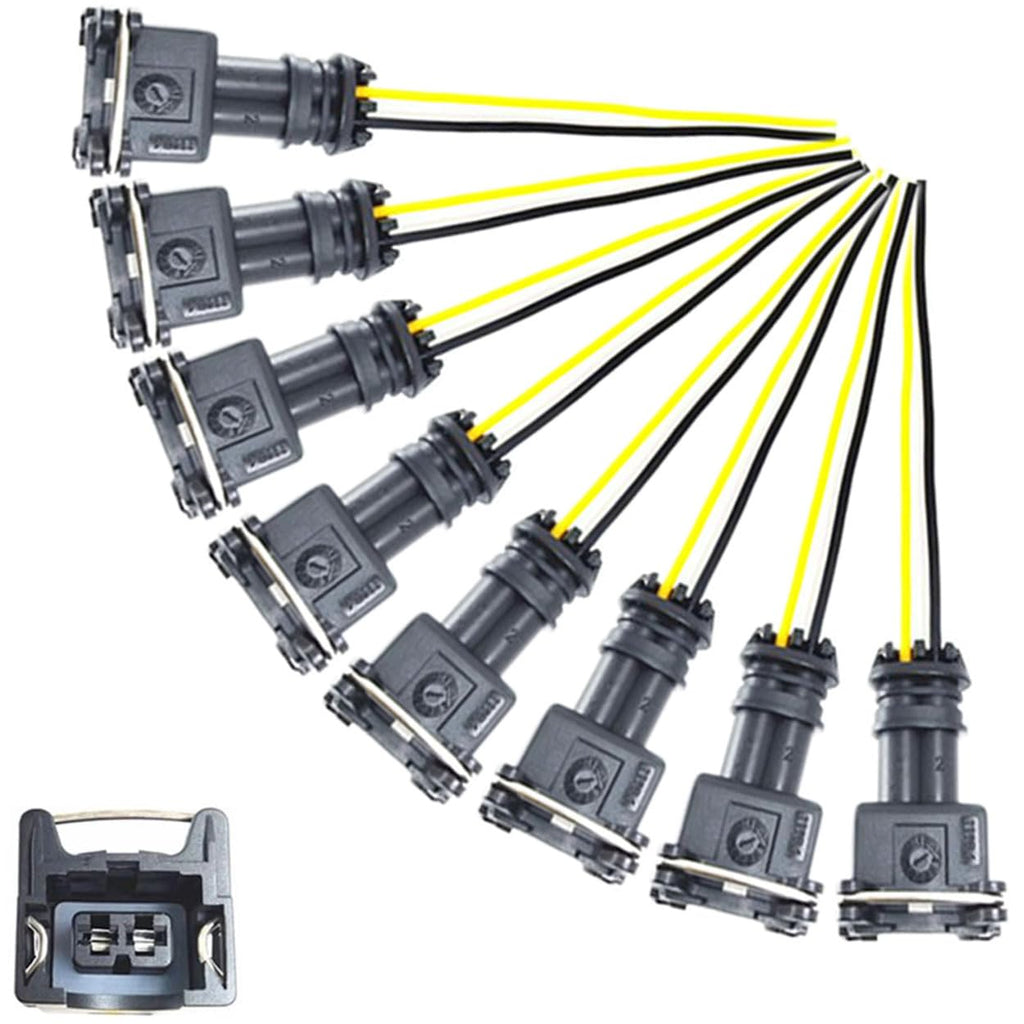 Fuel Injectors Wire Plug 8PCS Compatible with Ford Lincoln 0280150943